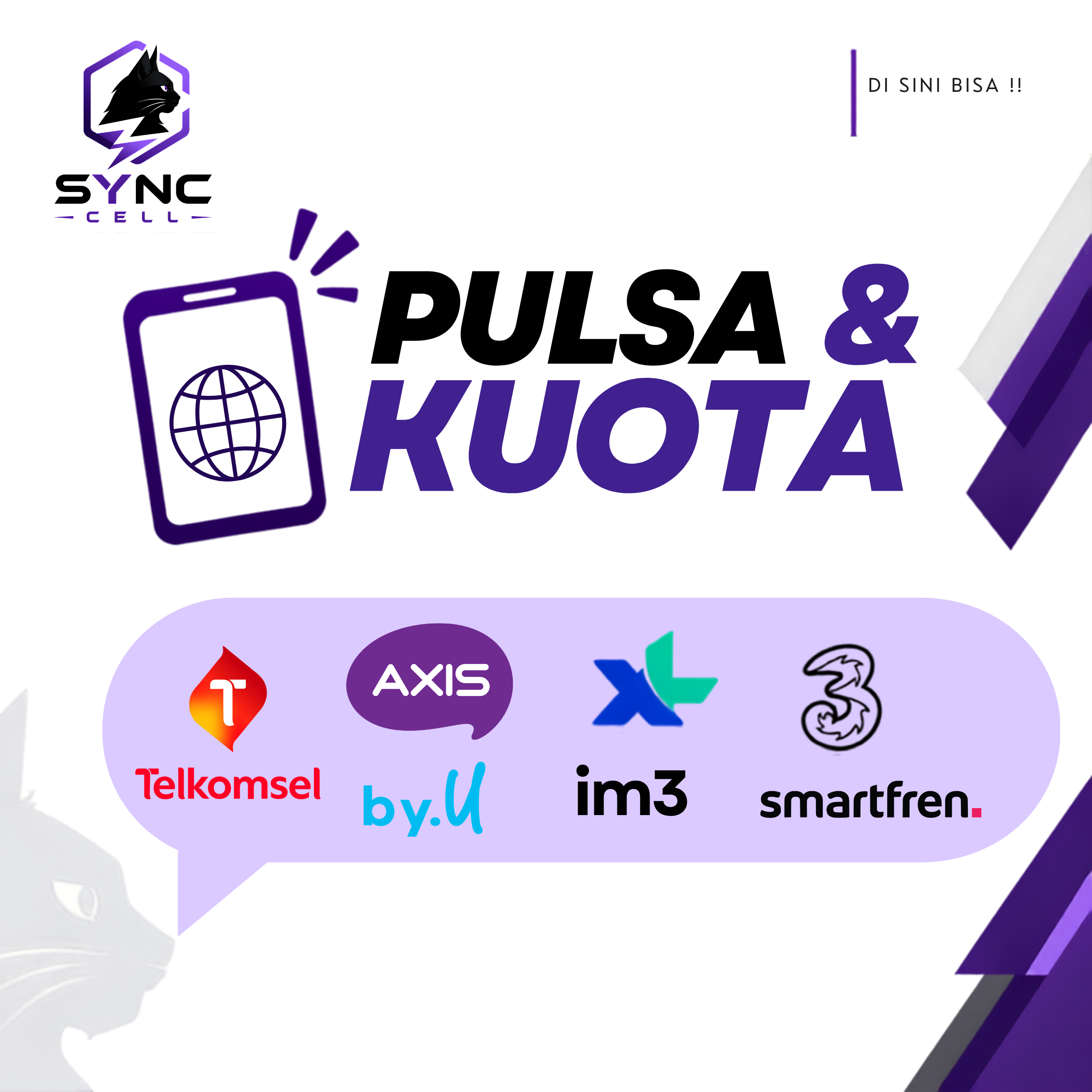 Poster Pulsa & Kuota SYNC CELL