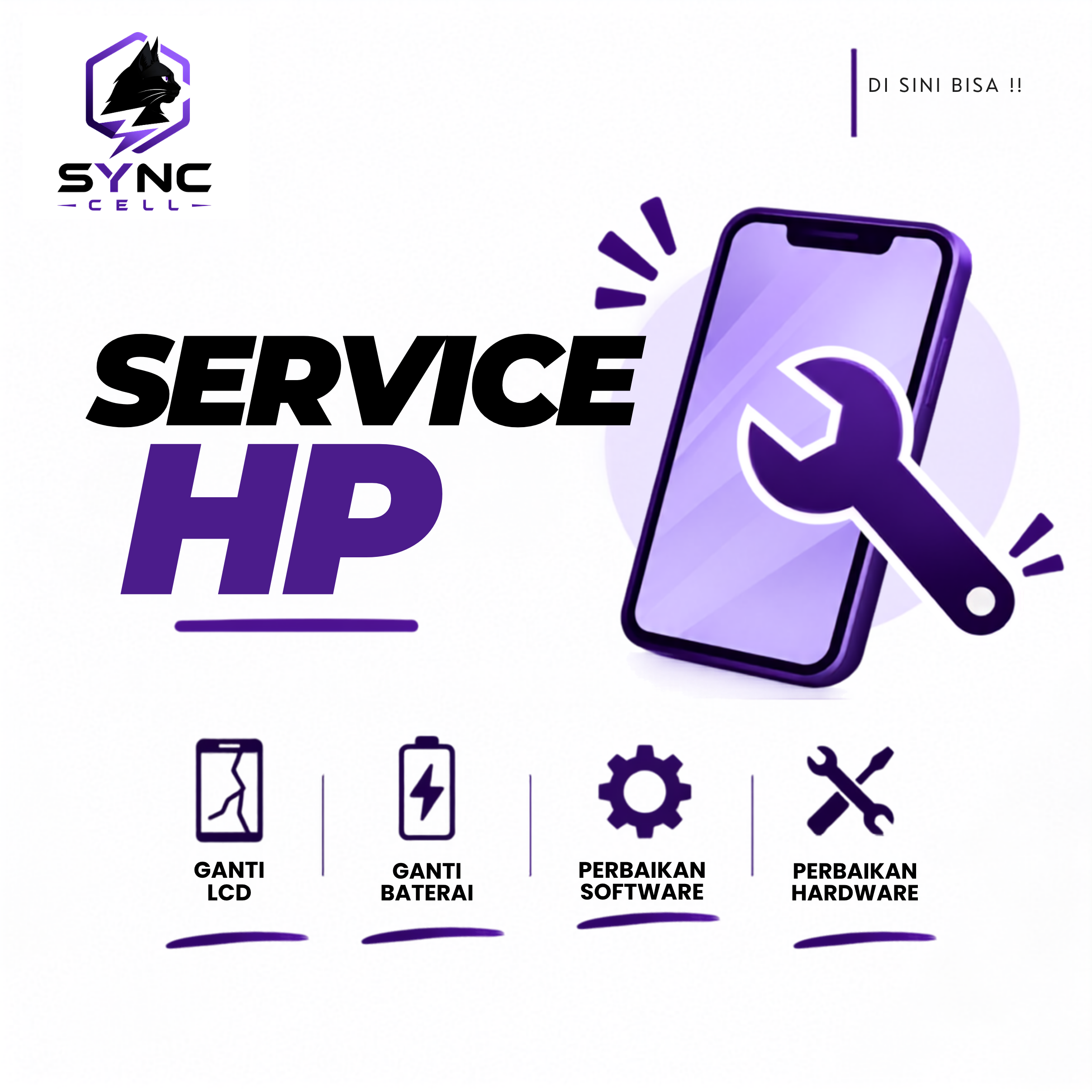 Poster Service HP SYNC CELL